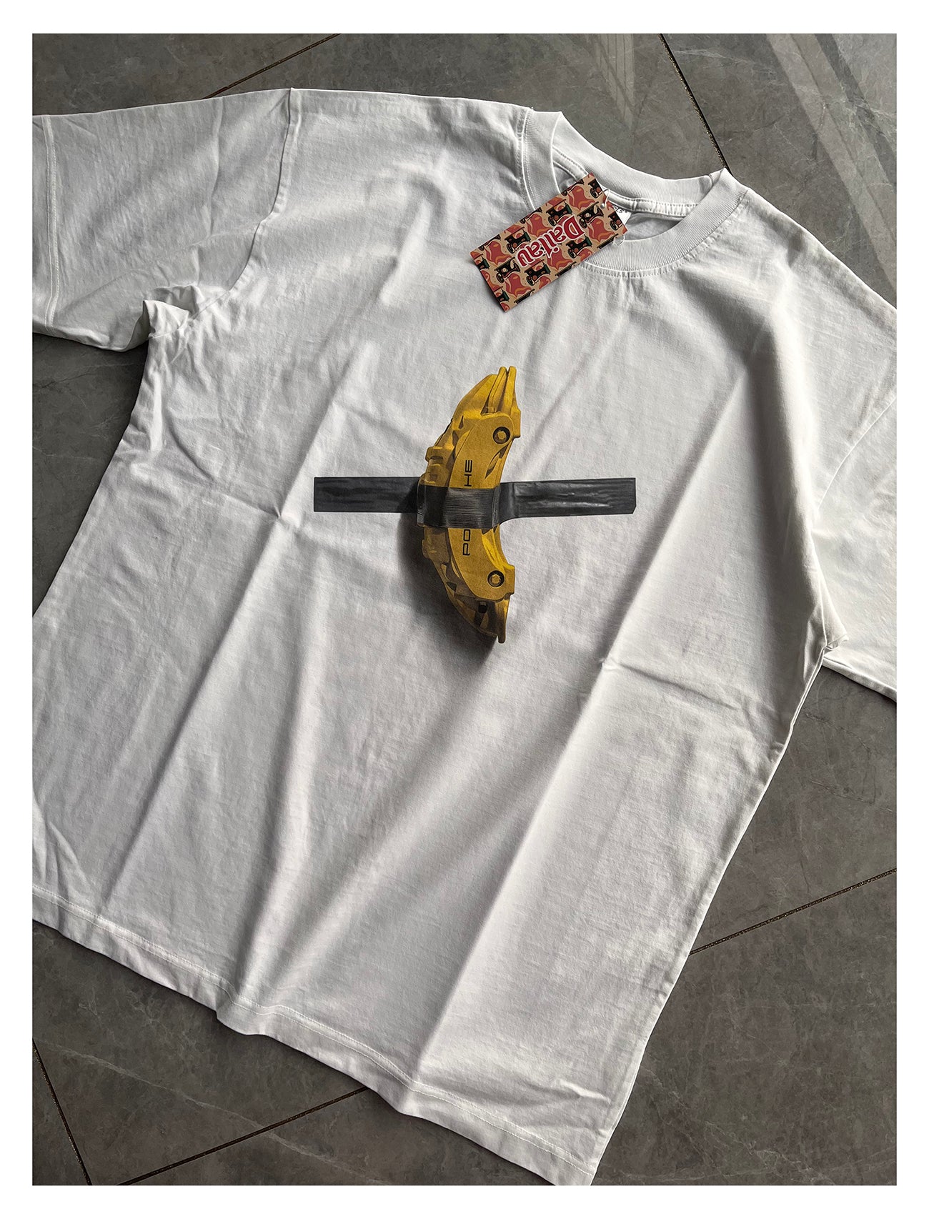 Porsche Brake Caliper T-Shirt Maurizio Cattelan Comedian