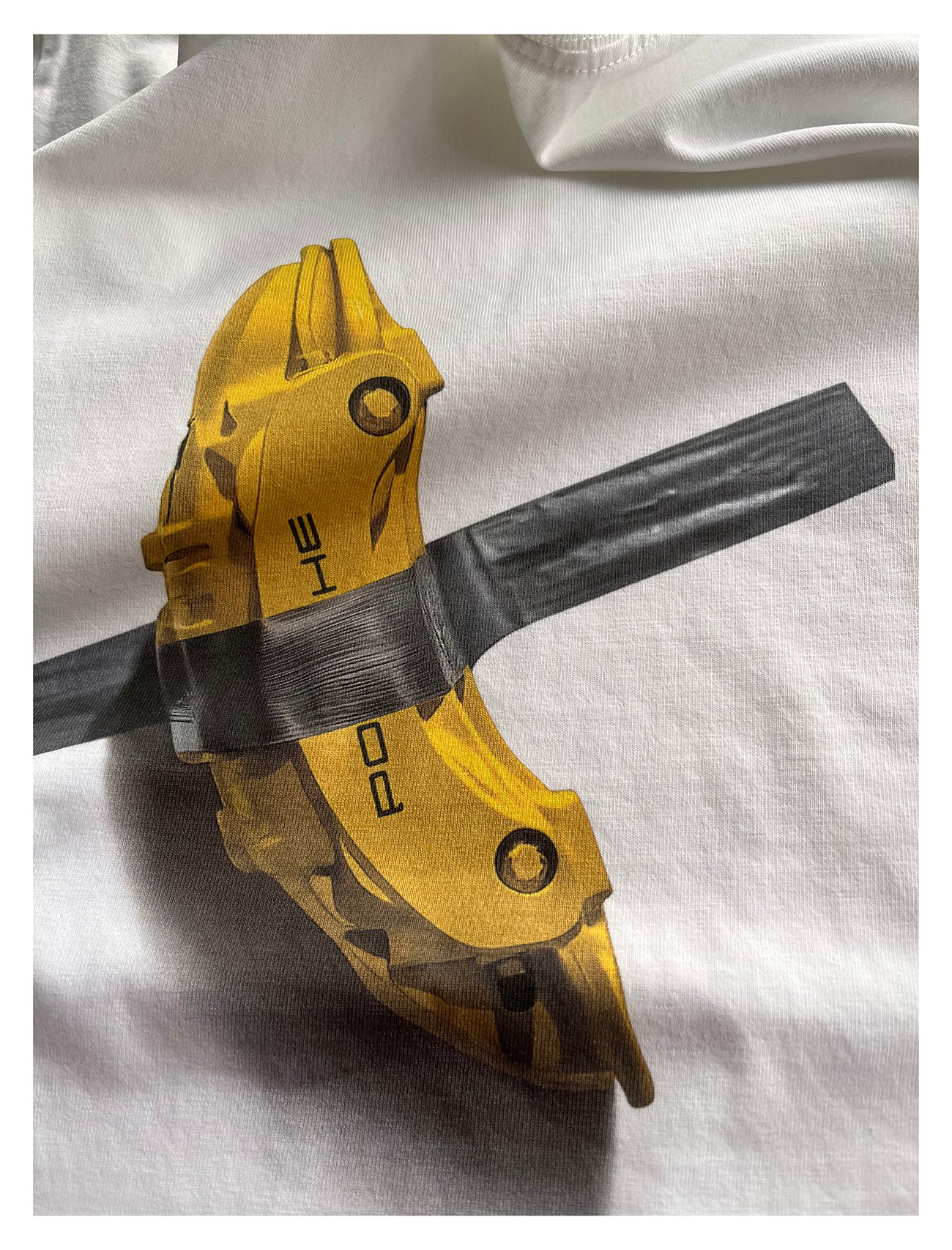 Porsche Brake Caliper T-Shirt Maurizio Cattelan Comedian