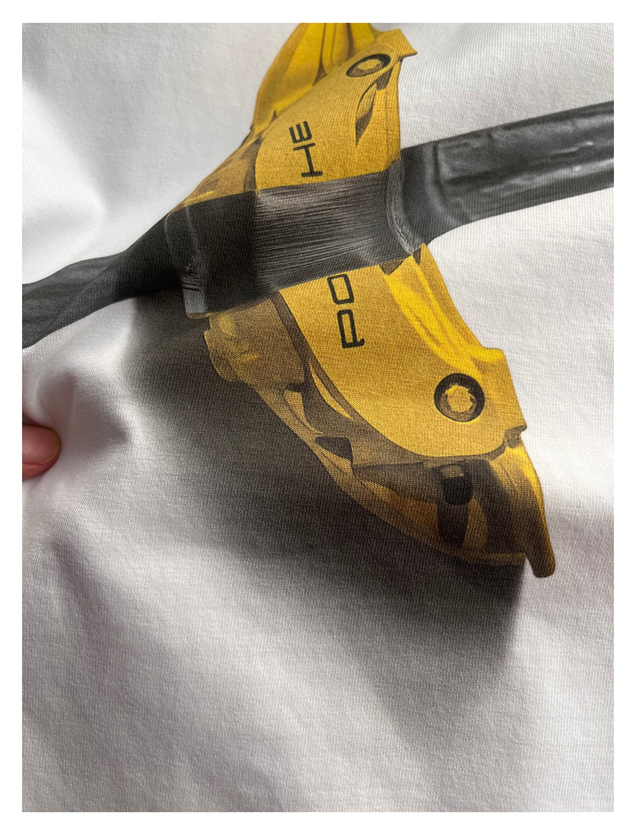 Porsche Brake Caliper T-Shirt Maurizio Cattelan Comedian