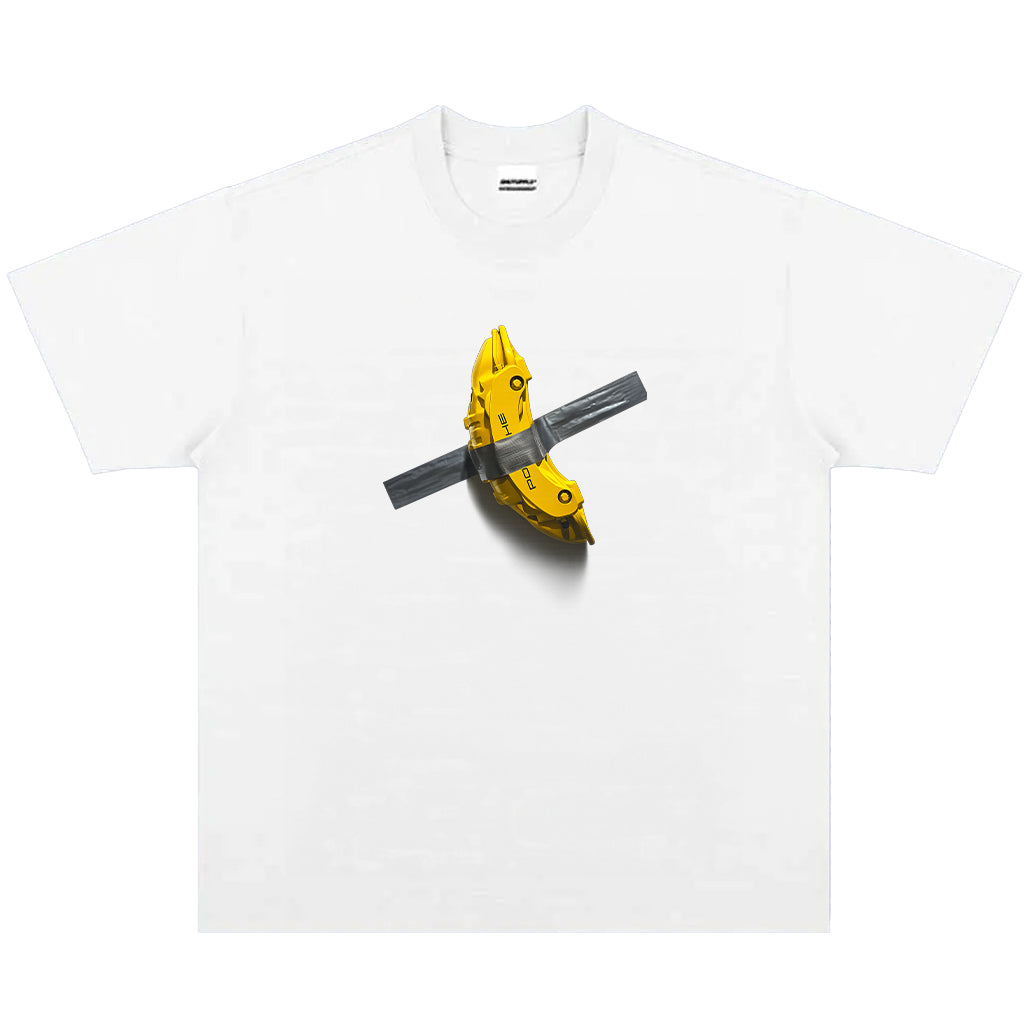 Porsche Brake Caliper T-Shirt Maurizio Cattelan Comedian